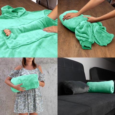 Bluzair Koco Bluza Oversize z Kapturem Polska XXL