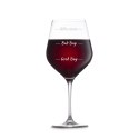 Etui na wino z kieliszkami pary dwojga Who cares