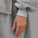 Bluzair Bluza Koc z Kapturem XXL Ciepła Hoodie 4w1