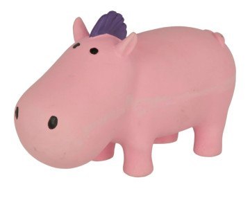 KERBL Zabawka lateksowa dla psa Pig, z piszczałką, 13x5x8cm [80737]
