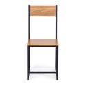 Zestaw komplet mebli stolik 2 krzesła metal MDF ModernHome