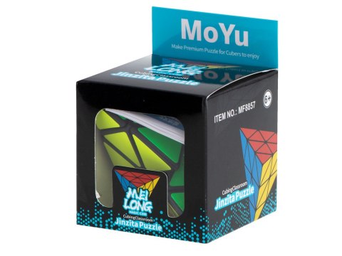 Gra logiczna Kostka łamigłówka 3x3 Black MoYu