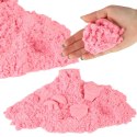 Piasek dla dzieci 1kg w woreczku różowy