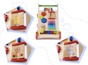Pchacz dla dziecka chodzik drewniany kostka edukacyjna 6w1