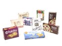Sklep dla dzieci supermarket stragan wózek na zakupy akcesoria miętowy