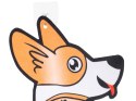 Tarcza Dart z rzutkami piłkami na rzep celowanie rzut do celu corgi