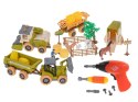 Farma traktor maszyny rolnicze ciągnik do skręcania zwierzęta wkrętarka
