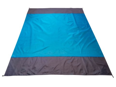 Mata plażowa piknikowa wodoodporna duża koc biwakowy na piknik biwak pokrowiec XXL 210 X 200 cm