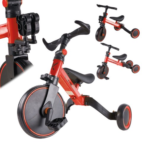 Rowerek biegowy Trike Fix Mini rower wielofunkcyjny 3w1 czerwony