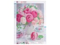 Haft diamentowy Diamond Painting mozaika diamentowa zestaw 5D kwiaty
