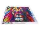 Haft diamentowy Diamond Painting mozaika diamentowa zestaw 5D lew