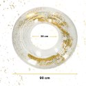 Kółko do pływania koło dmuchane brokat XXL 90cm max 60kg