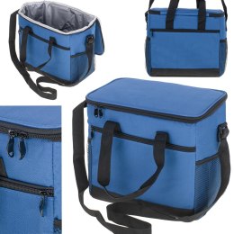 Torba termiczna na lunch jedzenie śniadaniowa izolacyjna 16L granatowa