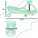 Jeździk grawitacyjny LED Swing Fix S3 świecące koła miętowy