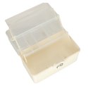 Organizer na leki pojemnik pudełko kasetka apteczka duży XXL na zamek skrzynka 34x19x22,5cm