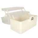 Organizer na leki pojemnik pudełko kasetka apteczka duży XXL na zamek skrzynka 34x19x22,5cm