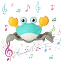 Krab uciekający pełzający czujnik interaktywna akumulator USB zielony