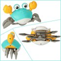 Krab uciekający pełzający czujnik interaktywna akumulator USB zielony
