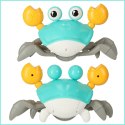 Krab uciekający pełzający czujnik interaktywna akumulator USB zielony