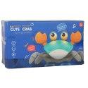 Krab uciekający pełzający czujnik interaktywna akumulator USB zielony