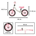 Rowerek biegowy Trike Fix Balance rower ultra lekki różowy