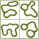 Tor wyścigowy dinozaury samochody XXL TRACK 240 elementów