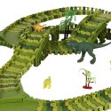 Tor wyścigowy dinozaury samochody XXL TRACK 240 elementów