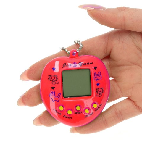 Tamagotchi gra elektroniczna dla dzieci czerwone
