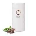 Młynek do kawy Adler AD 4446ws orzechów ziół elektryczny biały srebrny 150W