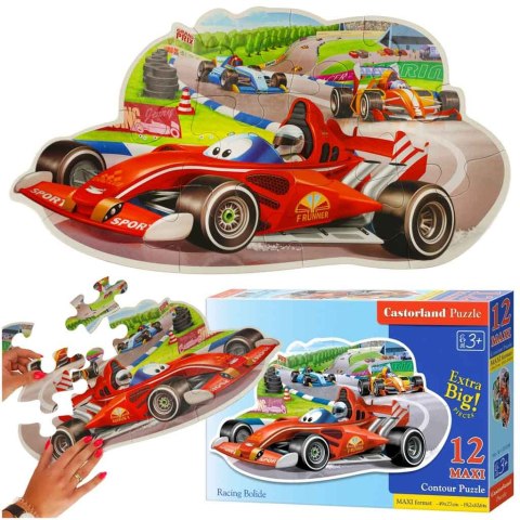 Puzzle układanka 12 elementów Wyścigi 3+ CASTORLAND