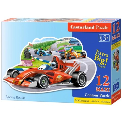 Puzzle układanka 12 elementów Wyścigi 3+ CASTORLAND
