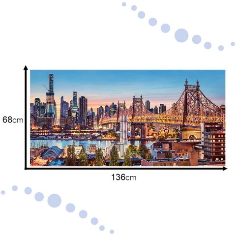 Puzzle układanka 4000 elementów Wieczór w Nowym Jorku 138x68cm CASTORLAND