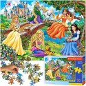 Puzzle układanka 70 elementów Księżniczki w ogrodzie 5+ CASTORLAND