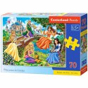 Puzzle układanka 70 elementów Księżniczki w ogrodzie 5+ CASTORLAND