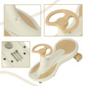 Jeździk grawitacyjny LED Swing Fix S4 świecące koła z muzyką grający 76cm złoto-biały max 100kg