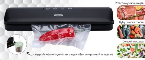 Mesko MS 4492 Zgrzewarka próżniowa do żywności pakowarka+ worki 28cm x 3m 95W