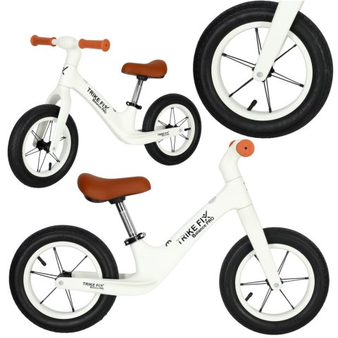 Rowerek biegowy Trike Fix Balance PRO biały lekki 3kg