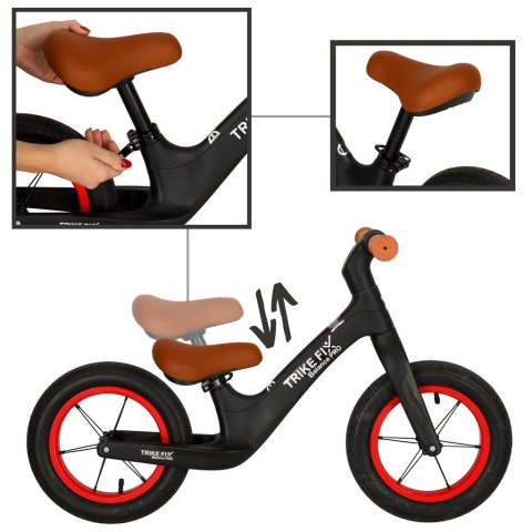 Rowerek biegowy Trike Fix Balance PRO czarny lekki 3kg
