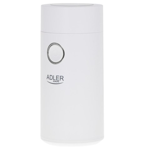 Młynek do kawy Adler AD 4446ws orzechów ziół elektryczny biały srebrny 150W
