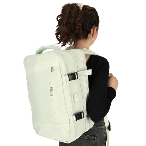 Plecak podróżny na laptopa bagaż podręczny RYANAIR WIZZAIR USB 30x45x27cm wodoodporny