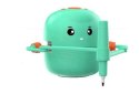 Robot Edukacyjny interaktywny nauka rysowania fiszki zielony ENG