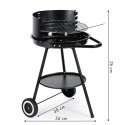 Grill ogrodowy okrągły ruszt z regulacją wysokości rusztu MultiGarden