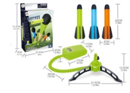Wyrzutnia rakiet piankowych Power launcher rocket rakiety piankowe x3