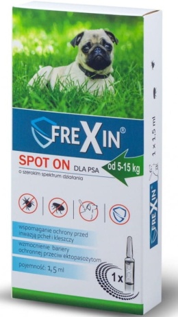FREXIN Krople przeciw ektopasożytom dla psa 1,5ml [24408]