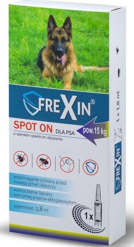 FREXIN Krople przeciw ektopasożytom dla psa 1,8ml [24415]