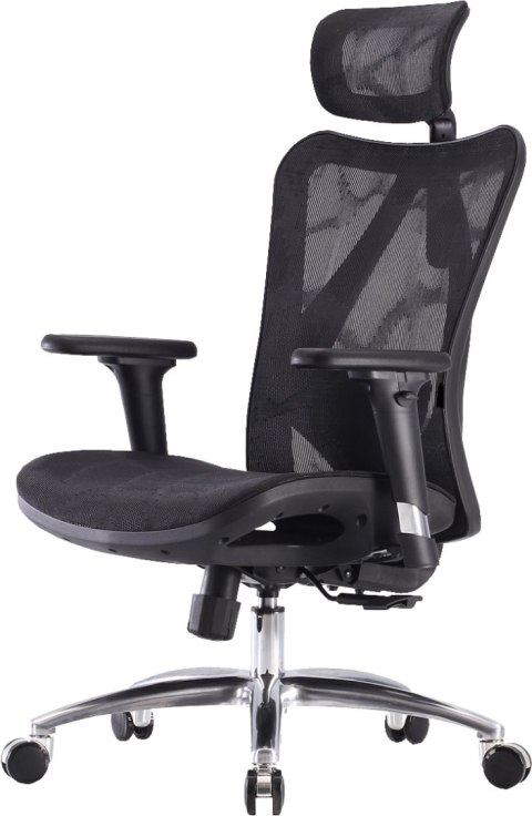 Fotel ergonomiczny ANGEL biurowy obrotowy kalistO Grafitowy