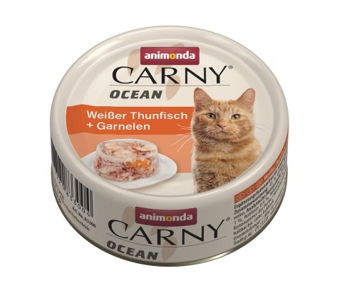 ANIMONDA Carny Ocean biały tuńczyk z krewetką - mokra karma dla kota - 80g