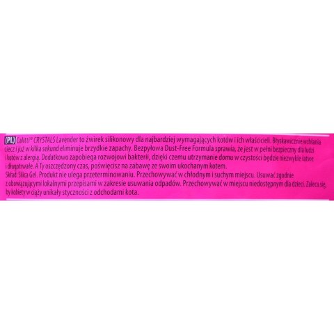 CALITTI Crystals Lavender - żwirek silikonowy dla kota 3,8 l