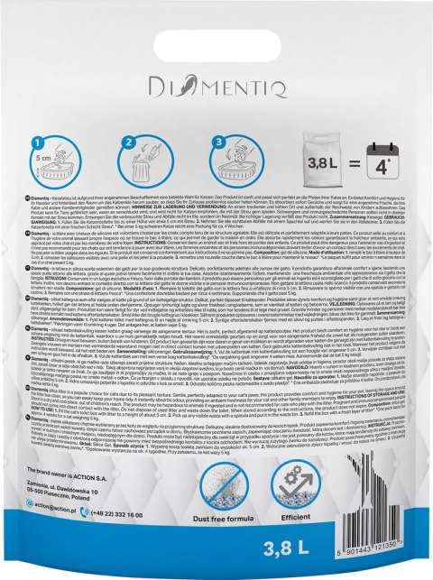 DIAMENTIQ - żwirek neutralny - 3,8 l