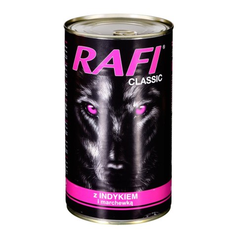 DOLINA NOTECI Rafi Classic z indykiem i marchewką - mokra karma dla psa - 1240g